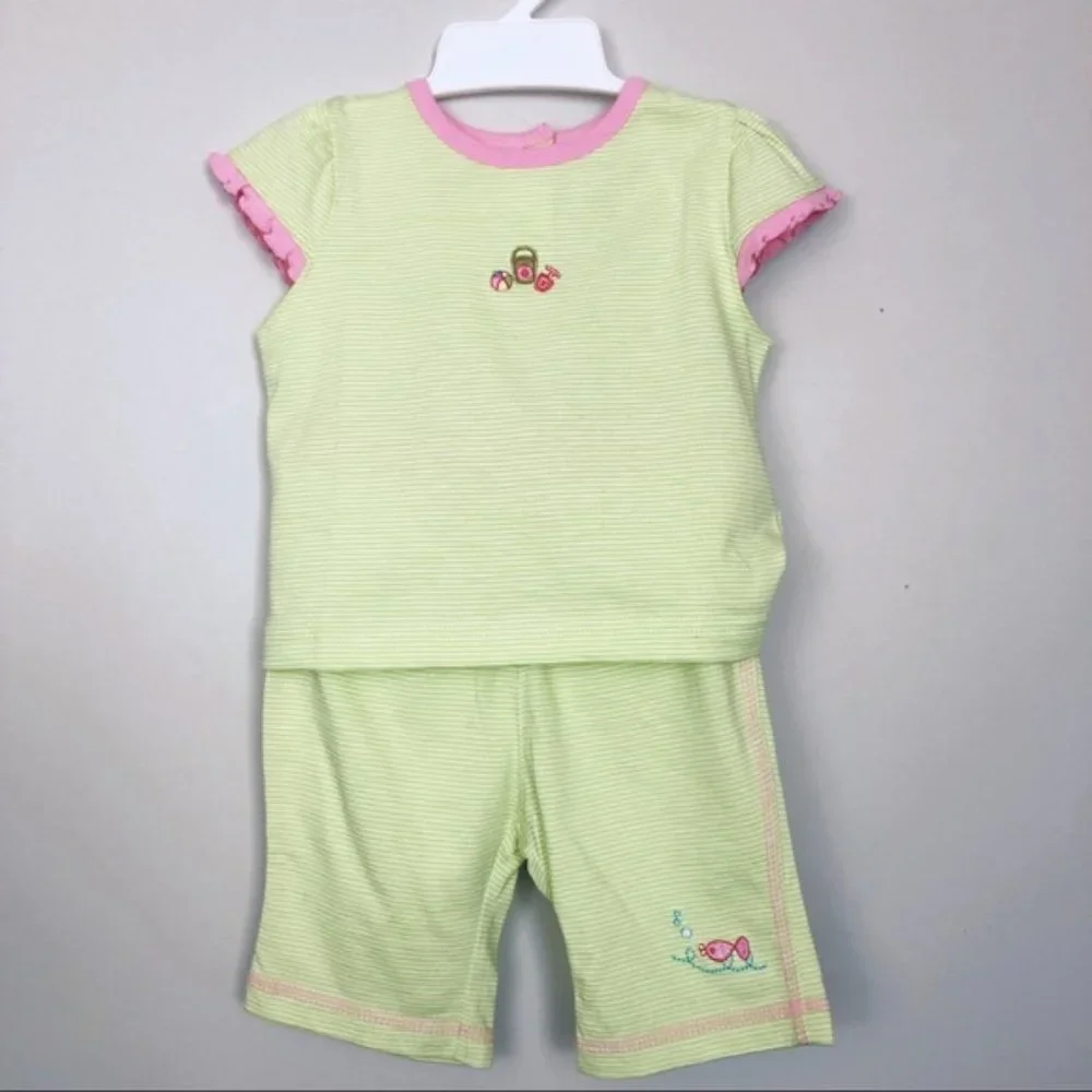 24 Mo NWT Agabang Striped Short Set Toddler‎